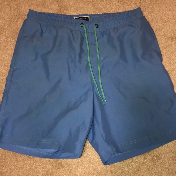 Men’s Blue Swim Trunks - Picture 1 of 3